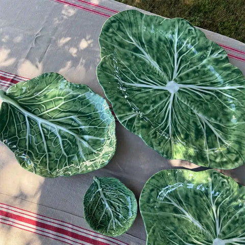 Melamine Cabbage Oval Platter 50cm