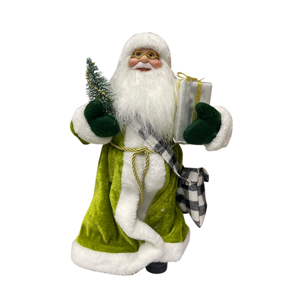 Standing Santa in Lime
