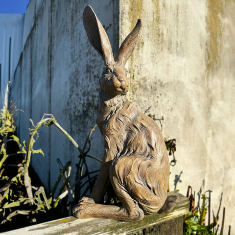 Walnut Country Hare ~ Standing Earth