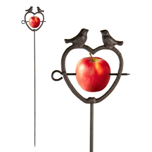 Bird Feeder Heart On Stick 94cm
