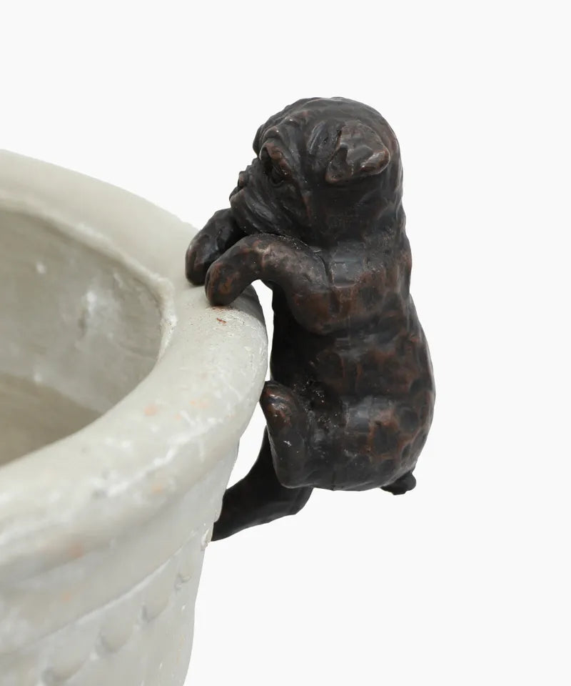 Hanging French Bulldog Dark Brown