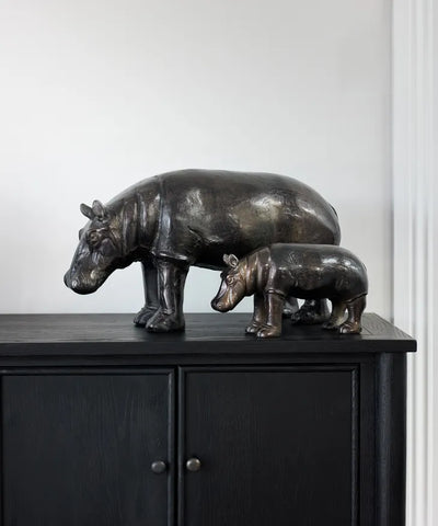 Hippopotamus Oxy Black Small