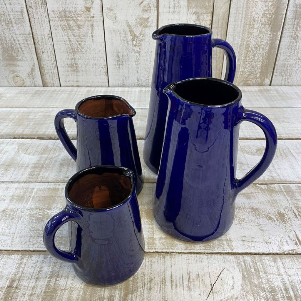 Spanish Terracotta Jug ~ 2000ml BLUE