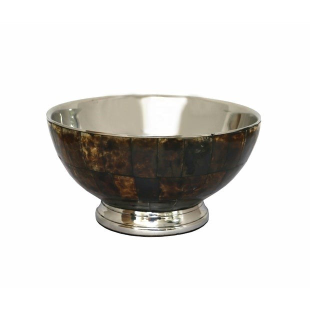 CC Interiors Soho Bone & Stainless Steel Bowl 155x80