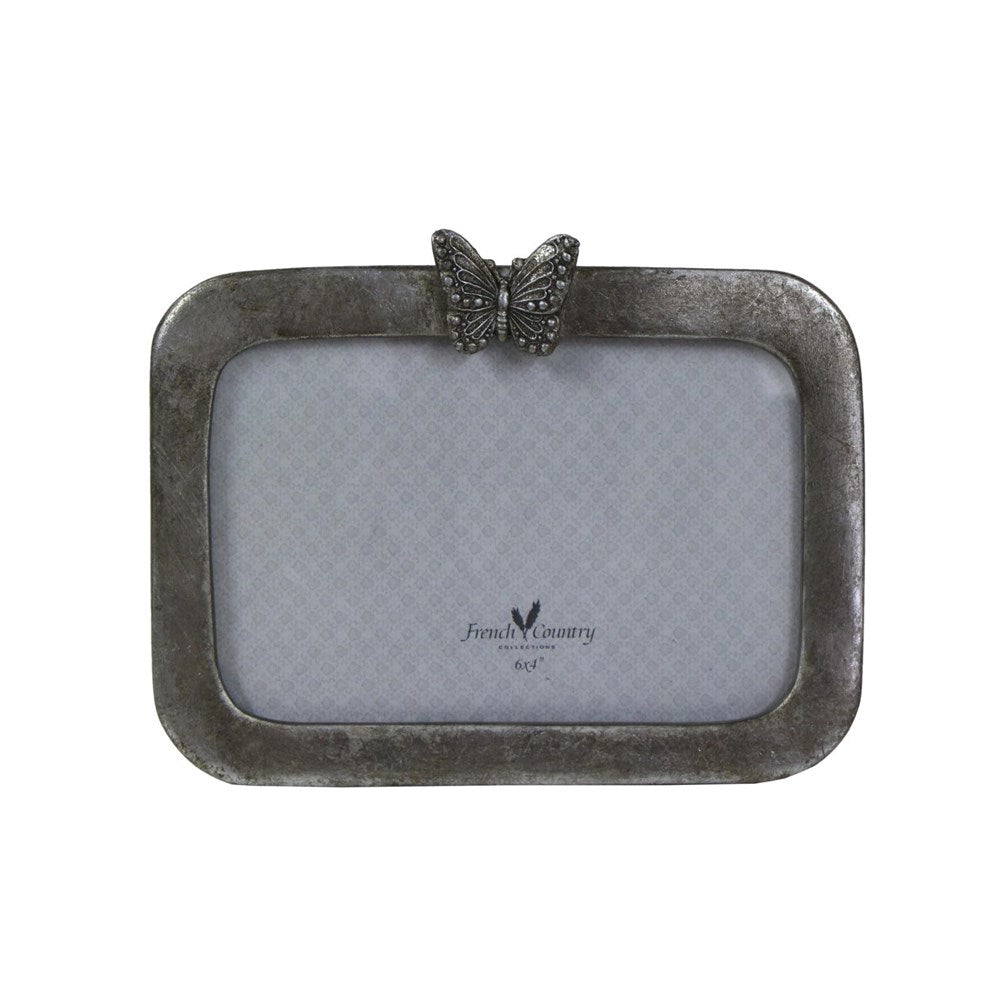 French Country Butterfly Photoframe Horizontal 6x4"