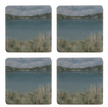 ISLAND SUMMER COASTER SET x 4 PIECES