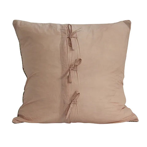 WANDERING FLORAL EURO COVER DUSKY PINK 65X65CM