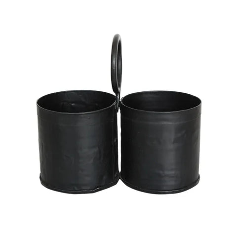 UTENSIL HOLDER BLACK