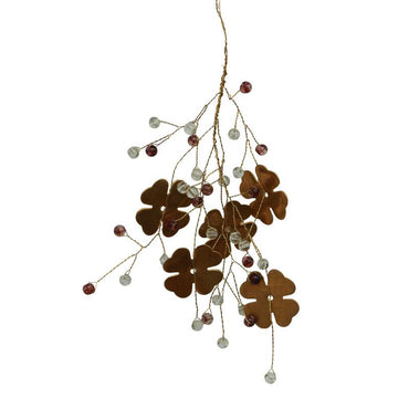 Beaded Bunch Ornament Gold