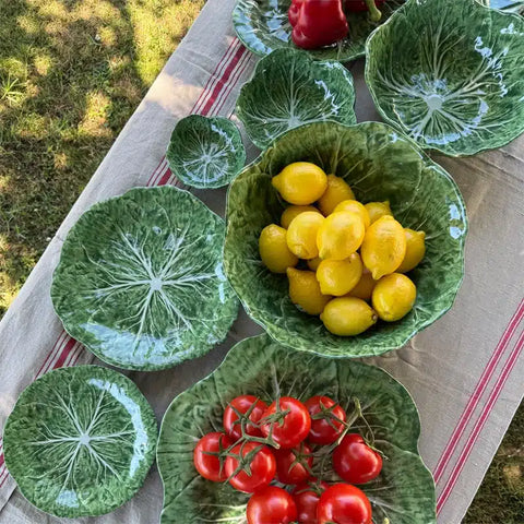 Melamine Cabbage Leaf Small Dish 13cm