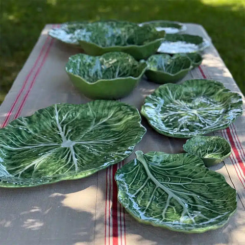 Melamine Cabbage Round Platter 40cm