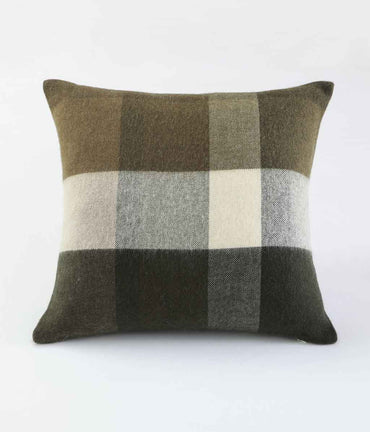 Lodge Lambswool Cushion Ivy