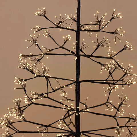 Black Frankfurt Starburst LED Tree ~ Medium