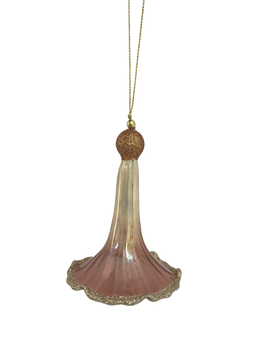Brown Glass Flower Hanger