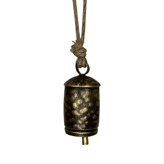 Gold Metal Bell ~ 15cmH