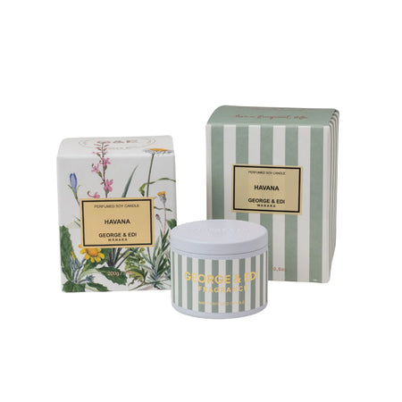 George & Edi Perfumed Soy Candle - Havana