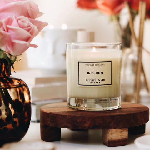 George & Edi Perfumed Soy Candle ~ In Bloom