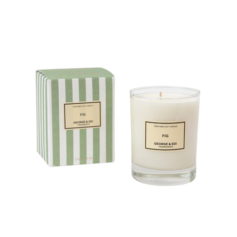 George & Edi Perfumed Soy Candle ~ Fig