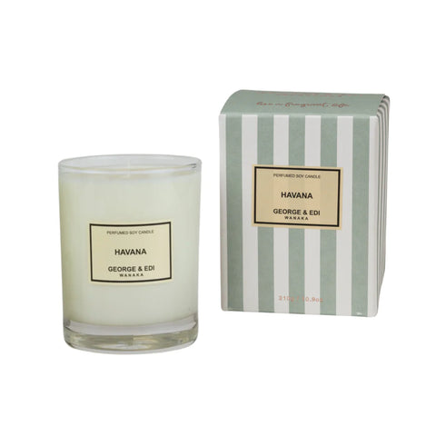 George & Edi Perfumed Soy Candle - Havana