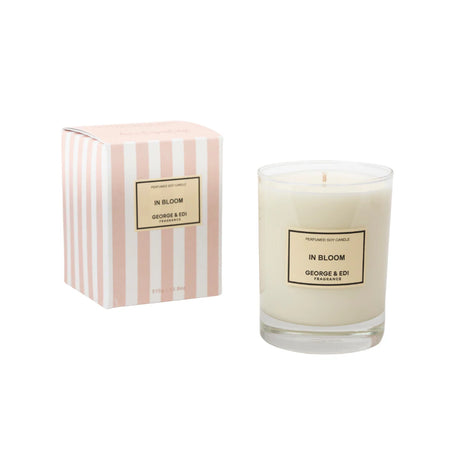 George & Edi Perfumed Soy Candle ~ In Bloom