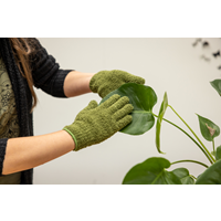 Plant Dust Gloves Green 14x23x2cm