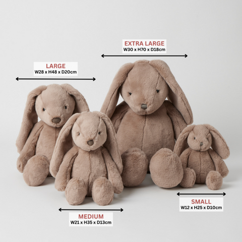 Jiggle & Giggle Taupe Bunny Medium
