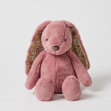 Jiggle & Giggle Floral Raspberry Bunny ~ Medium