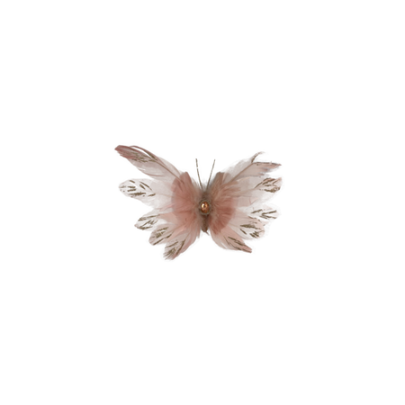 Blush Pink Butterfly with Jewel