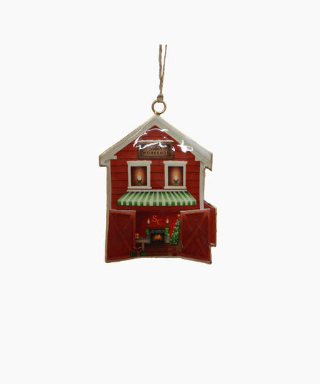 Santas Workshop Hanging House