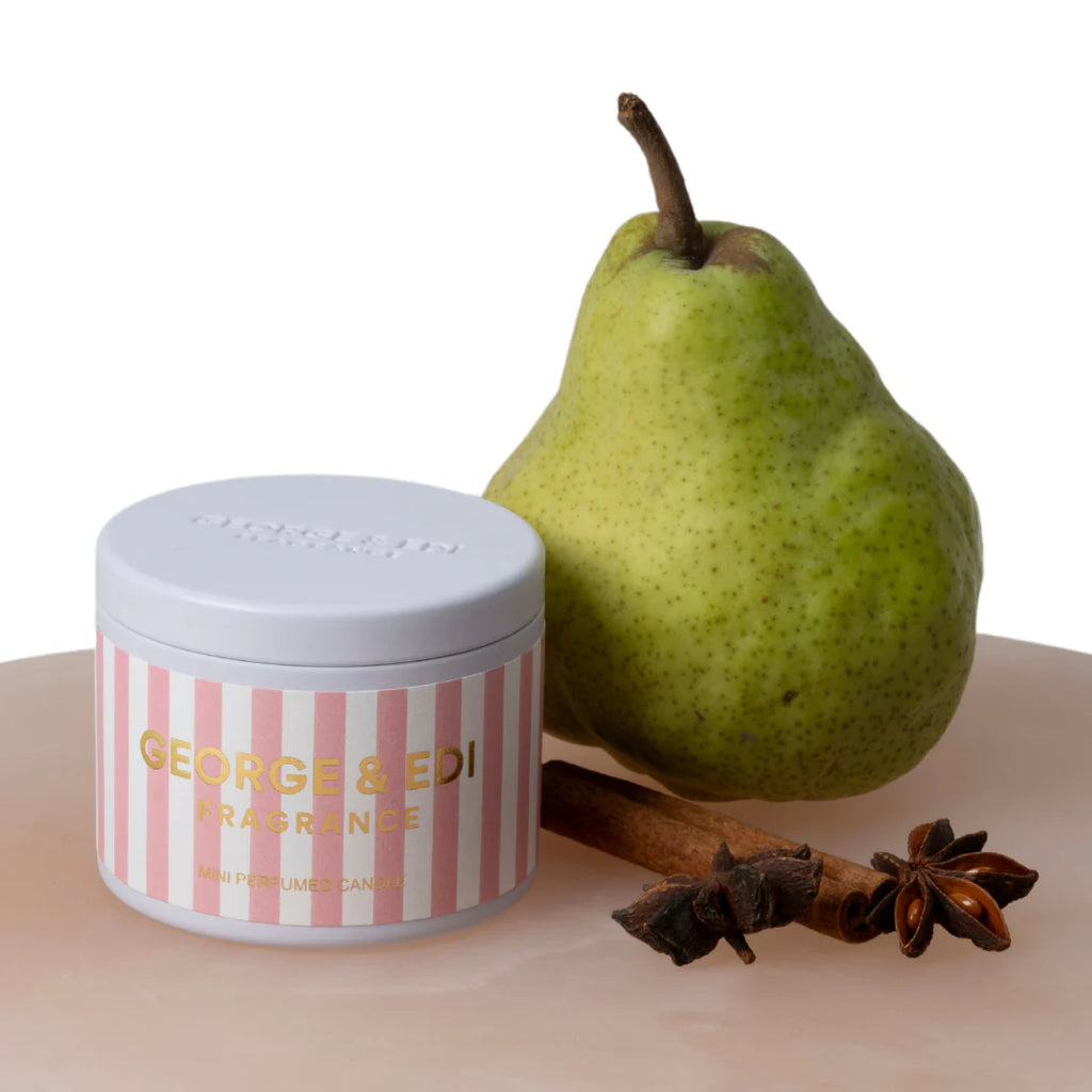 George & Edi Mini Candle in a Tin - French Pear