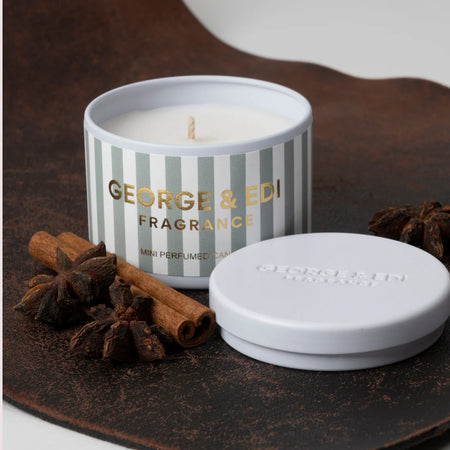 George & Edi Mini Candle in a Tin - Havana