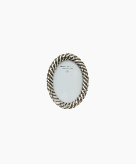 Rope Oval Photo Frame 4x6