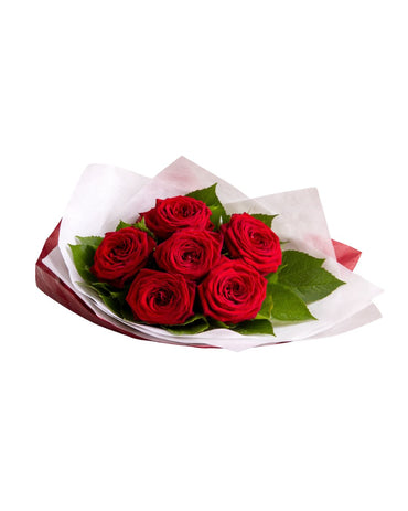 Six Roses - Gift Wrapped