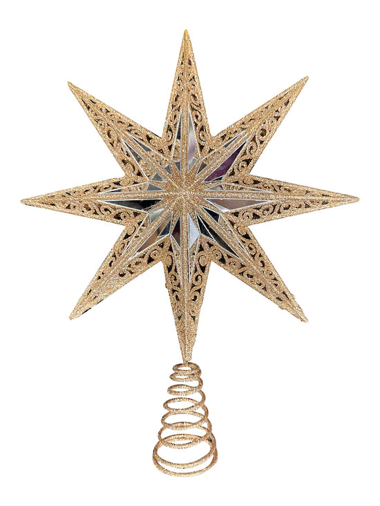 Champagne Morning Star Tree Topper