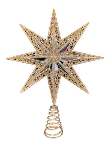 Champagne Morning Star Tree Topper