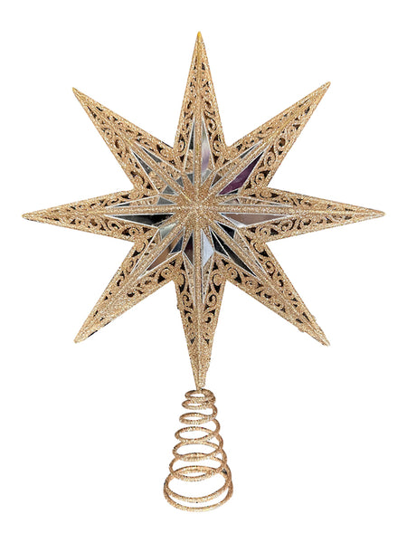 Champagne Morning Star Tree Topper