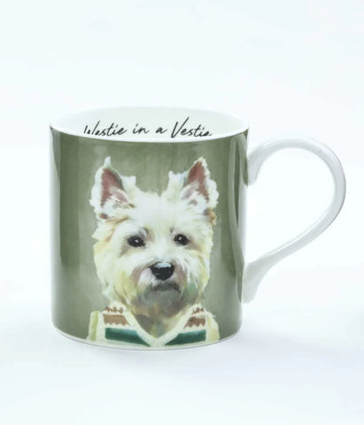 Westie in a Vestie Mug