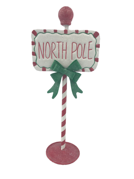 NORTH POLE CANDY SIGN