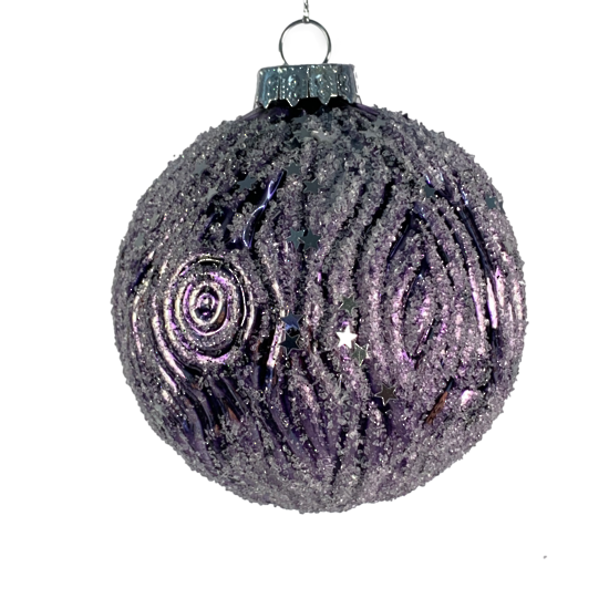 Frosted Deep Purple Ball
