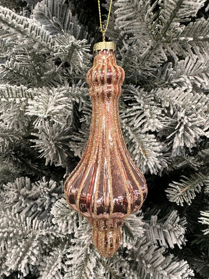 Blush & Glitter Glass Spear