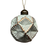 Aged Copper Inset Diamond Ball Hanger
