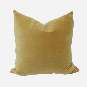 Mustard Linen with Natural Linen Back