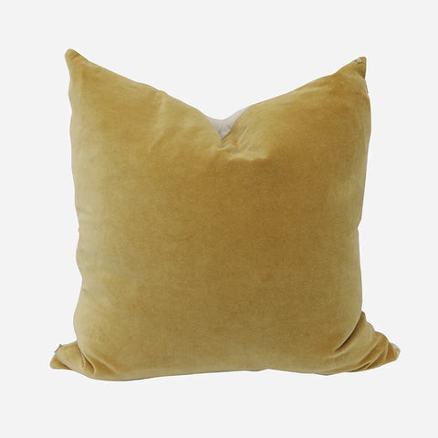 Mustard Linen with Natural Linen Back