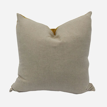 Mustard Linen with Natural Linen Back