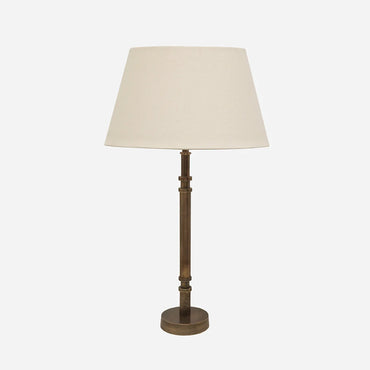 Candle Lamp Base in Brass Finish