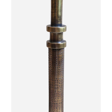 Candle Lamp Base in Brass Finish