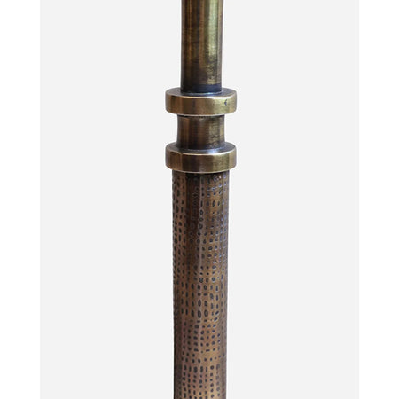 Candle Lamp Base in Brass Finish