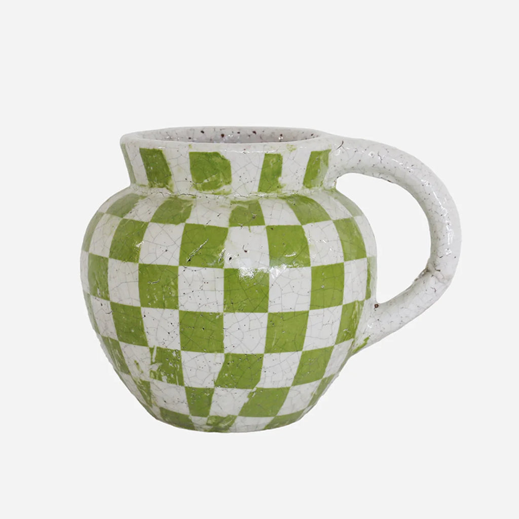 Lime Checker Jug