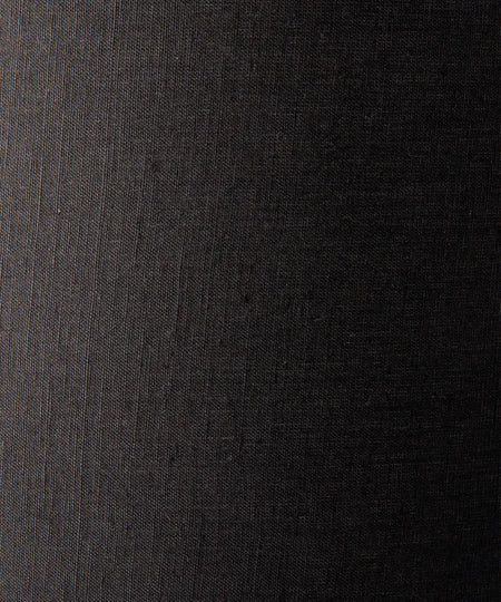 Square Linen Shade Black 25cm