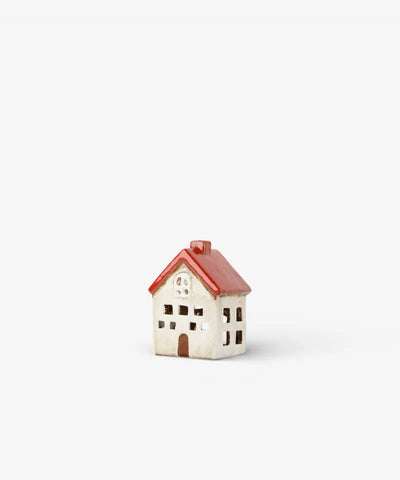 Alsace Tea Light Villa Red White